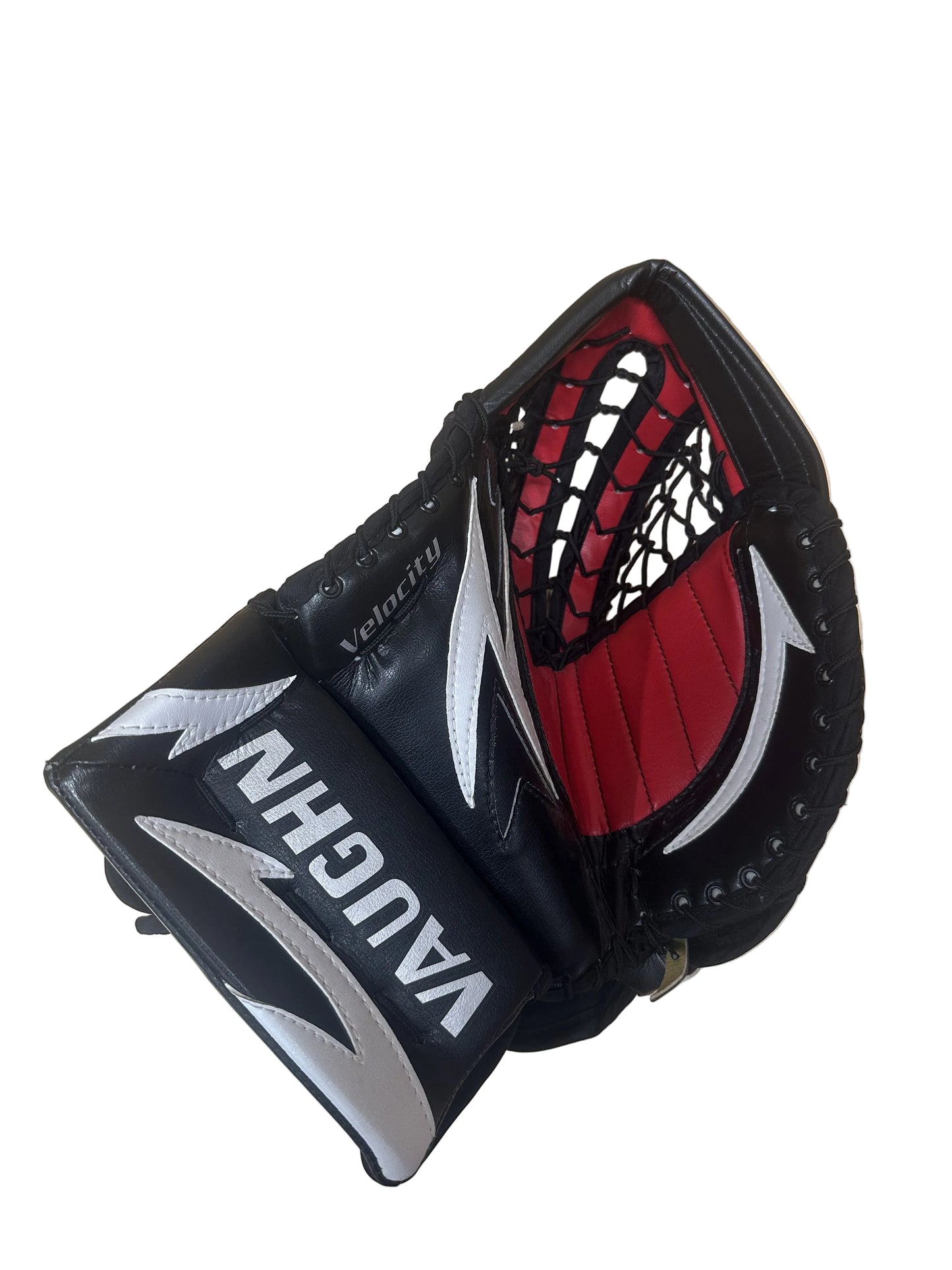 Vaughn Velocity 7600 Glove Black/Red/White Senior