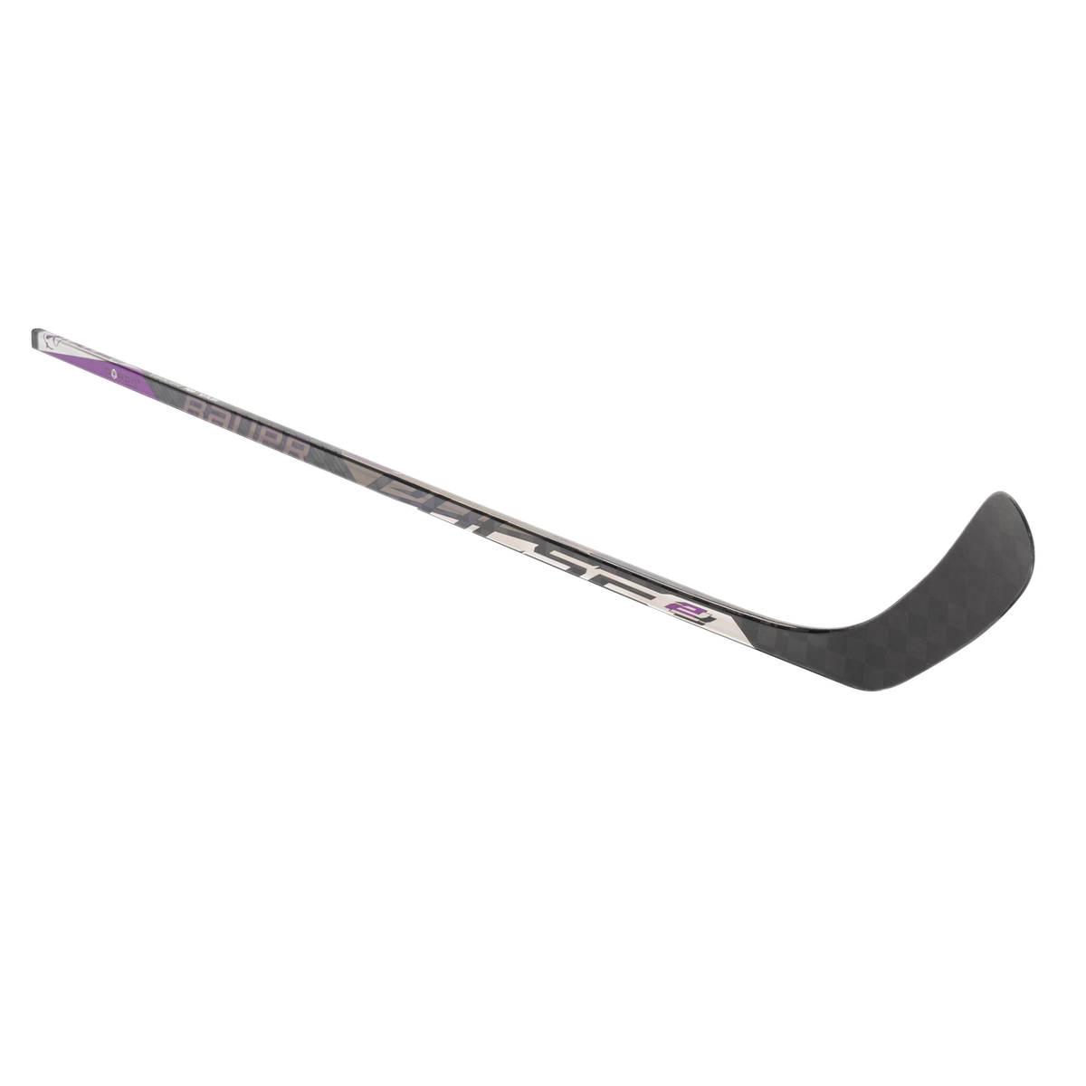 BAUER Pulse 2 intermediate hockey stick showcasing its black graphic and innovative design.