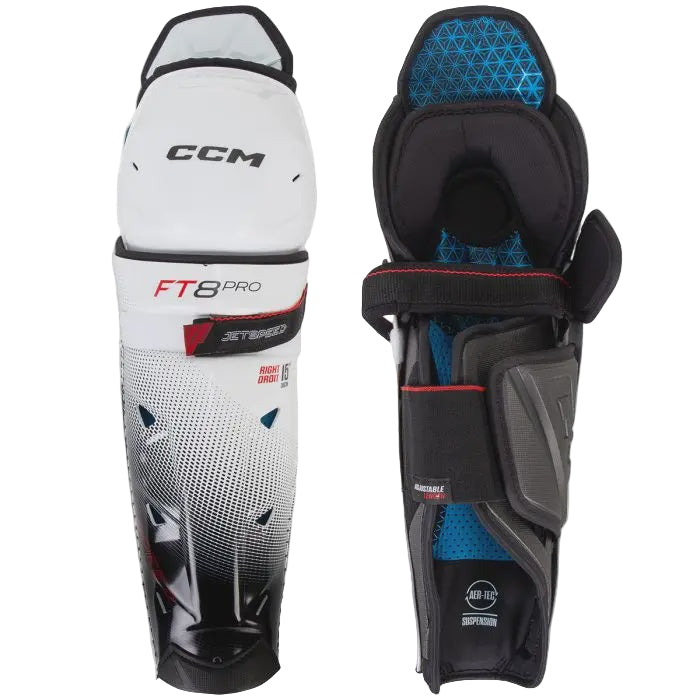 CCM Jetspeed FT8 Pro Senior Shin Guards