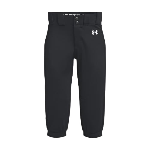 UA Girls Utility Softball Pants Black