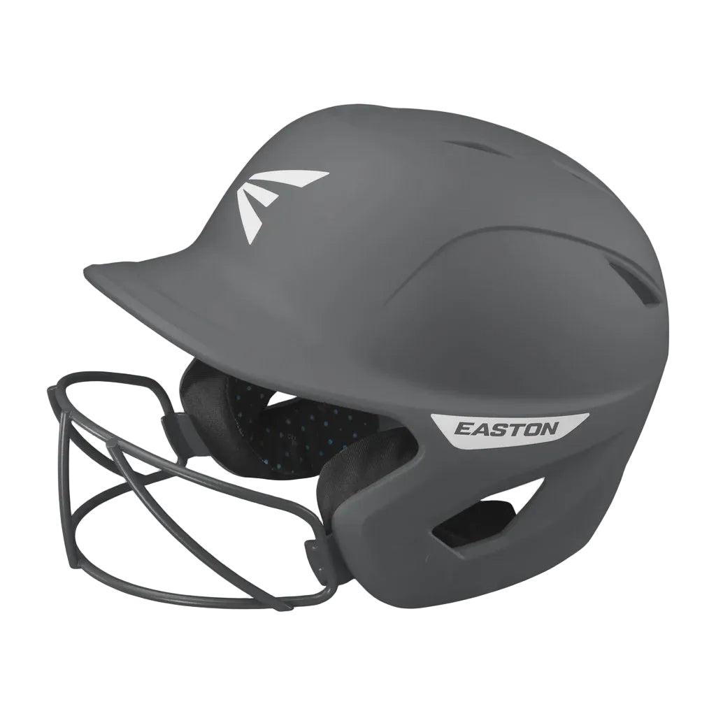 Easton Ghost Fastpitch Softball Batting Helmet with Softball Mask Matte Black