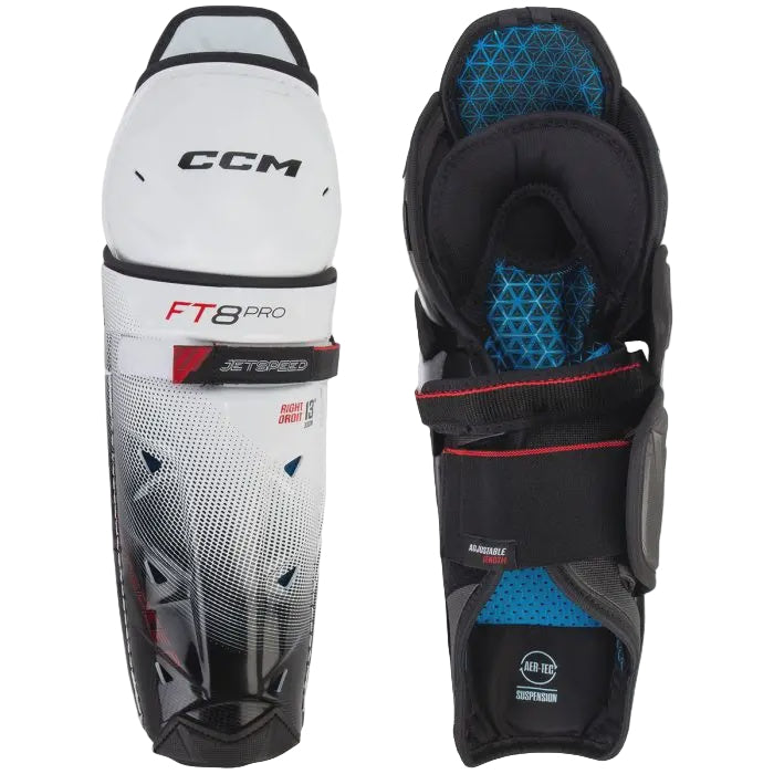 CCM Jetspeed FT8 Pro Junior Shin Guards