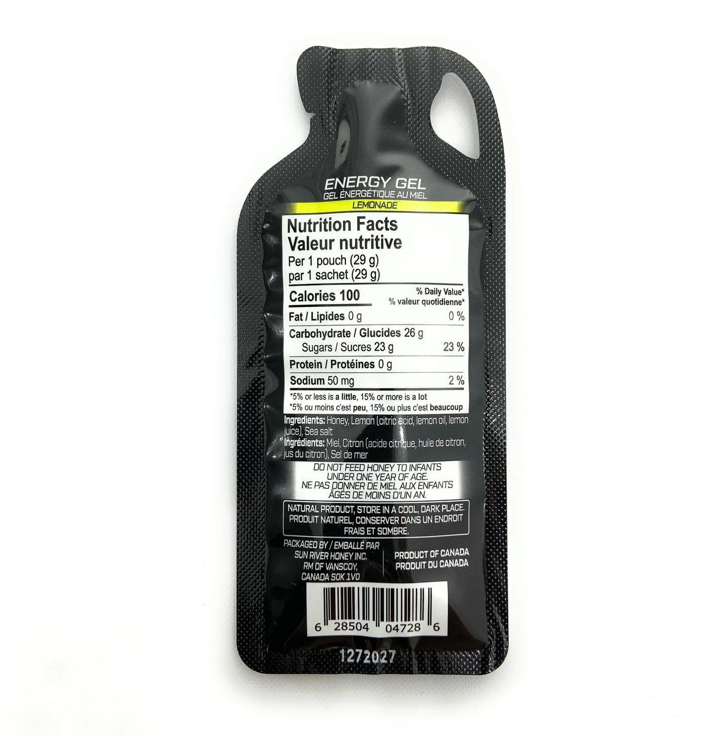 Sun River Honey Energy Gel