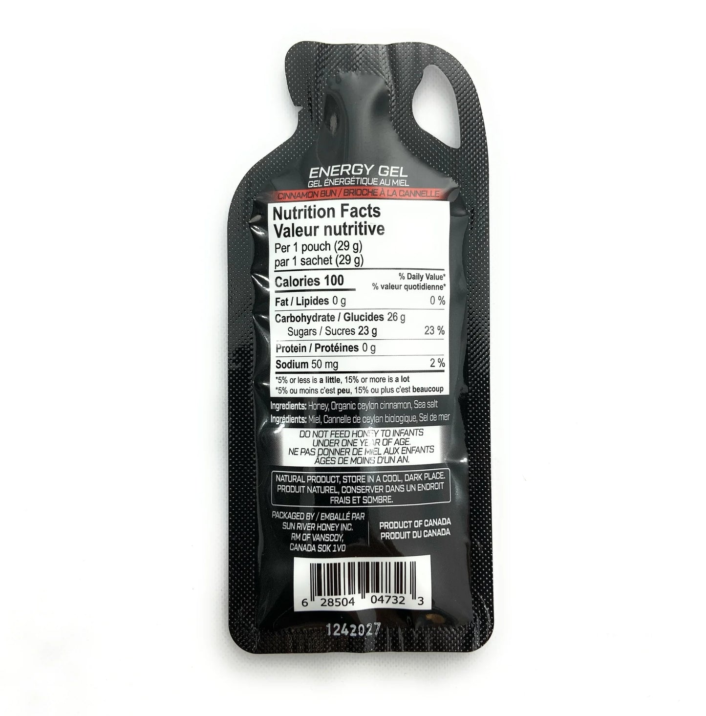 Sun River Honey Energy Gel