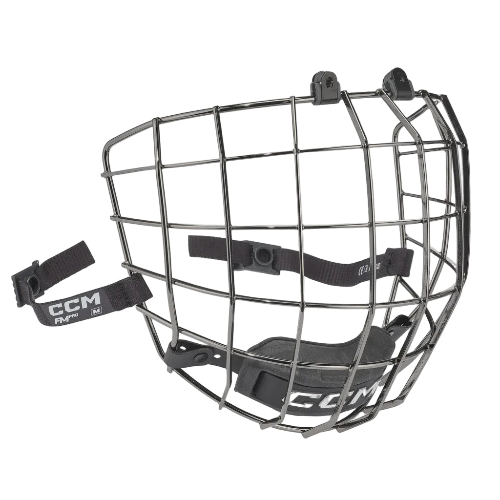 CCM Facemask Pro Senior Black Chrome