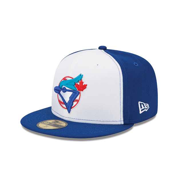 Toronto Blue Jays White Cooperstown Collection Wool 59FIFTY Fitted Hat