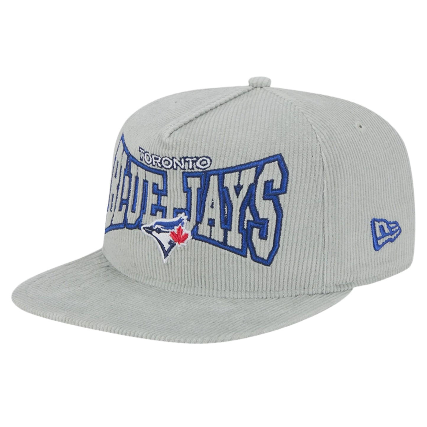 Toronto Blue Jays Gray Corduroy Golfer Snapback Hat