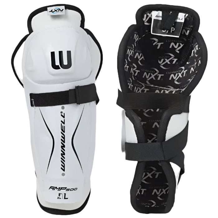 Winnwell Amp500  Youth Hockey Shin Pads